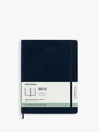 Moleskine Extra Large Soft Cover Weekly Mid Year Academic Diary, 2022-23