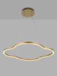 John Lewis Cumulus LED Hoop Ceiling Light, Brass