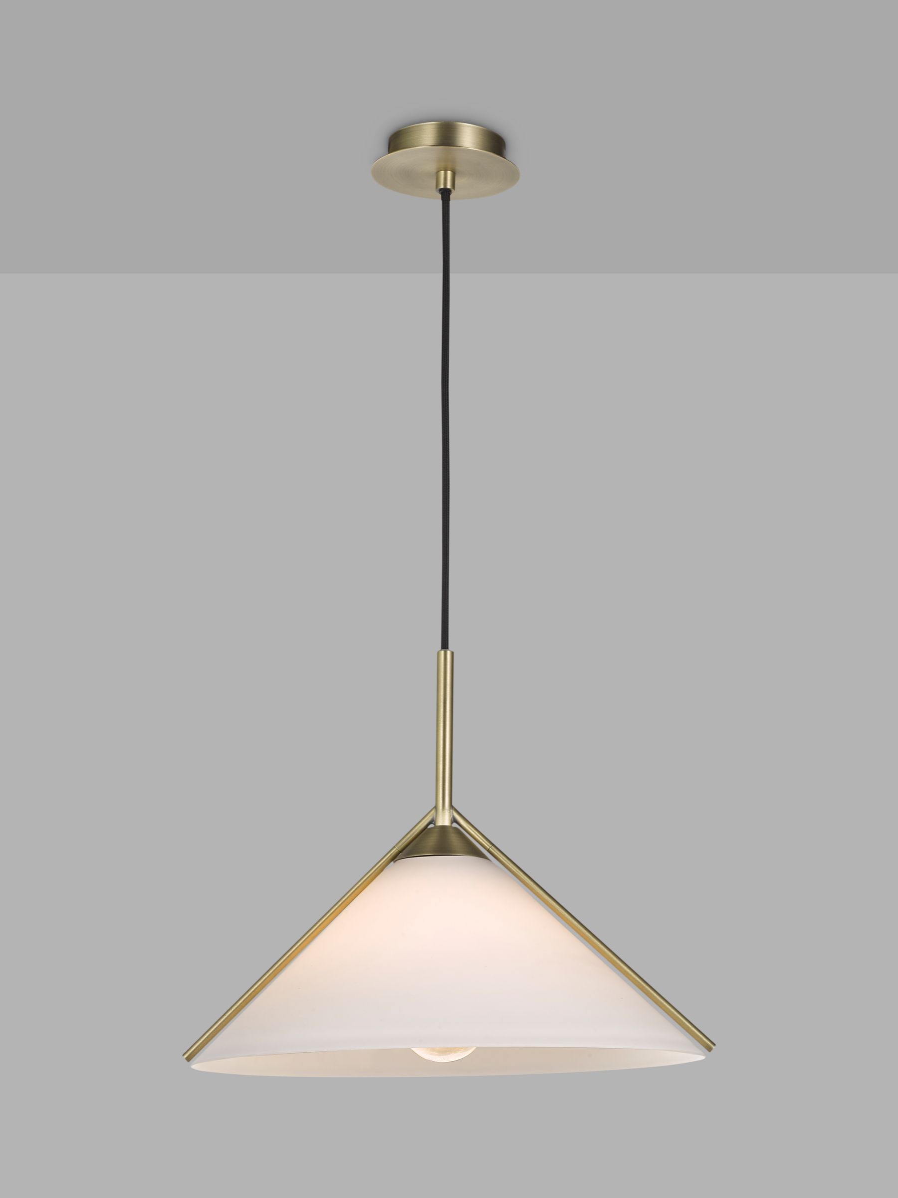 Photo of Swoon mendel ceiling light opal/brushed gold