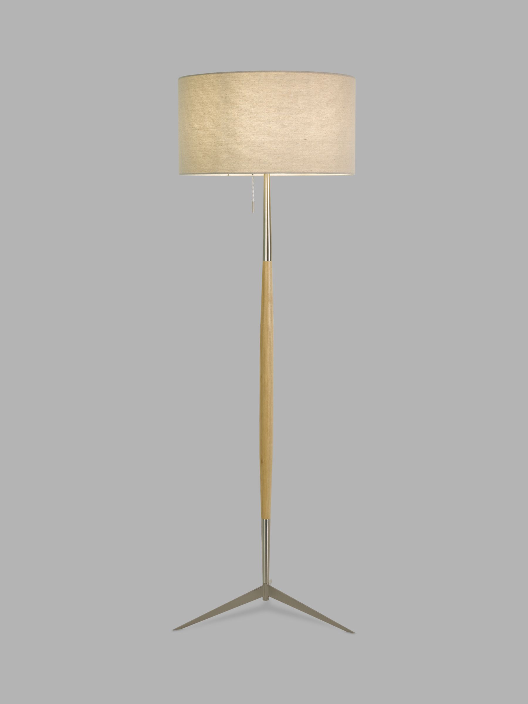 Photo of John lewis spindle wooden floor lamp