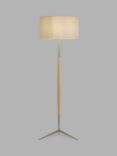 John Lewis Spindle Wooden Floor Lamp, Natural