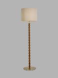 John Lewis + Swoon Franklin Floor Lamp, Walnut
