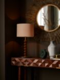 Swoon Franklin Table Lamp, Antique Brass/Walnut Stained Ash