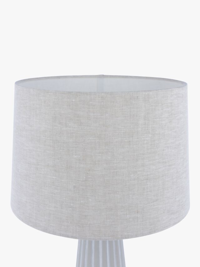 Scallop concrete on sale table lamp