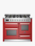Bertazzoni Professional Series XG 110cm Dual Fuel Range Cooker, Red