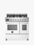 Bertazzoni Professional Series 90cm Dual Fuel Range Cooker, White