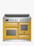 Bertazzoni Professional Series XG 110cm Electric Range Cooker with Induction Hob, Yellow