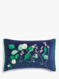 John Lewis Floral Vines Cushion, Night Sky