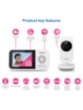 VTech VM819 2.8inch Digital Video Baby Monitor with Adjustable Camera