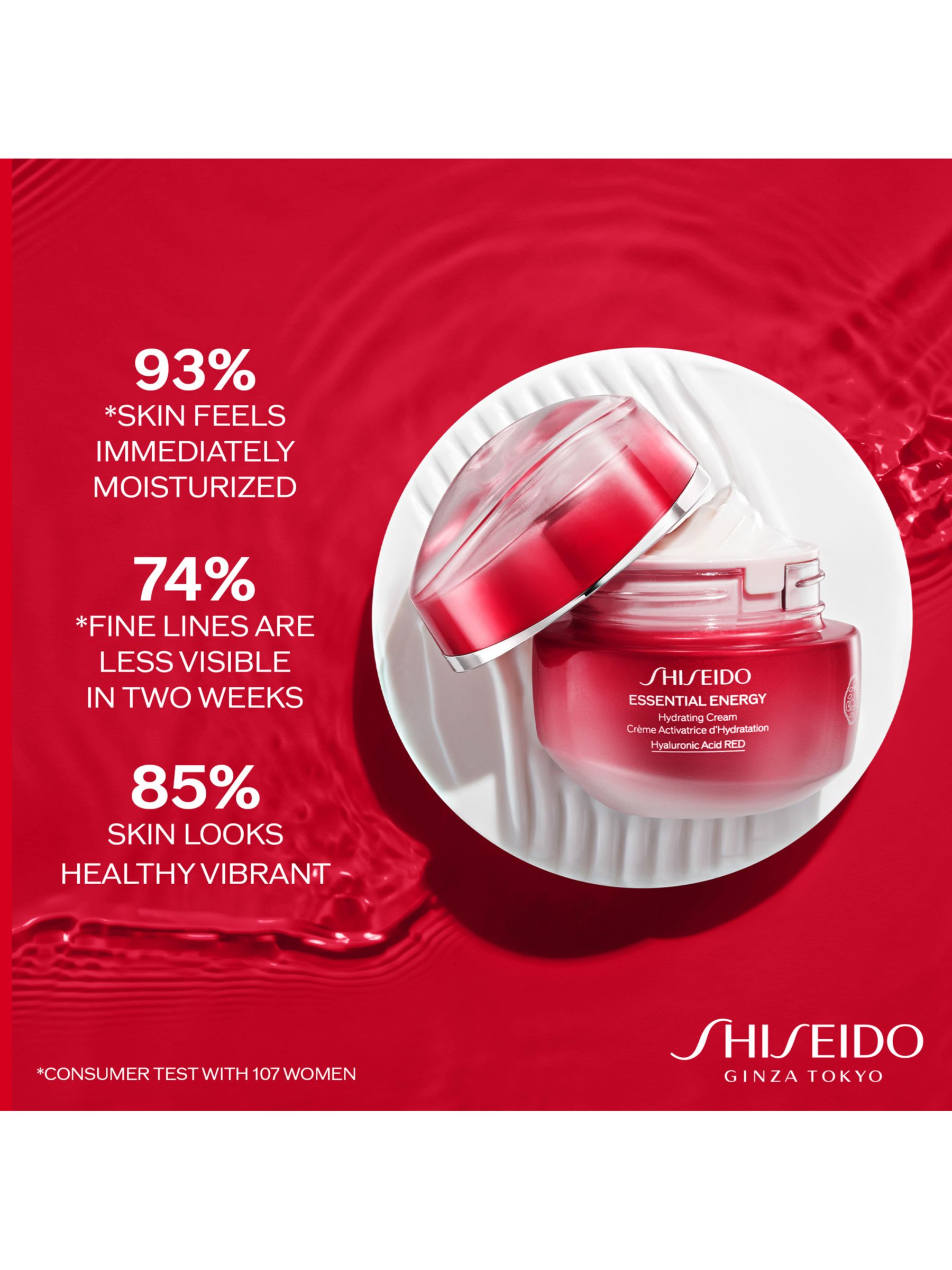 Shiseido Essential Energy Hydrating Cream, Refill, 50ml 4