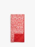 John Lewis Woodland Fable Quilted Bedspread, Red