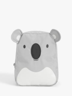 John Lewis Toddler Harness Backpack, Grey Koala
