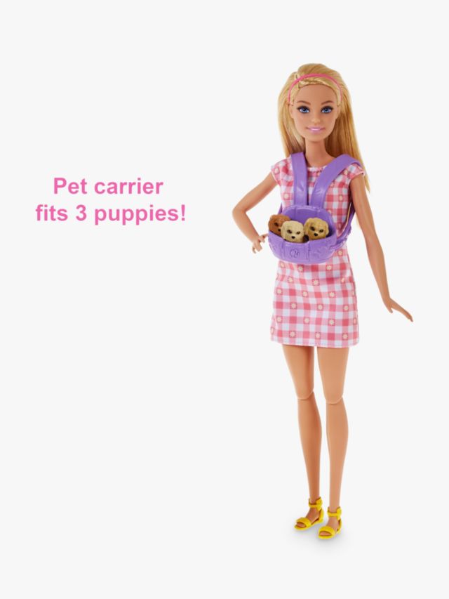 Barbie Relaxation Doll with Puppy and 8 Accessories