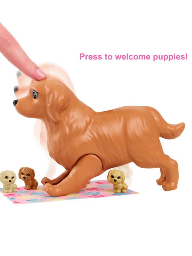 Barbie with dog sales and puppies