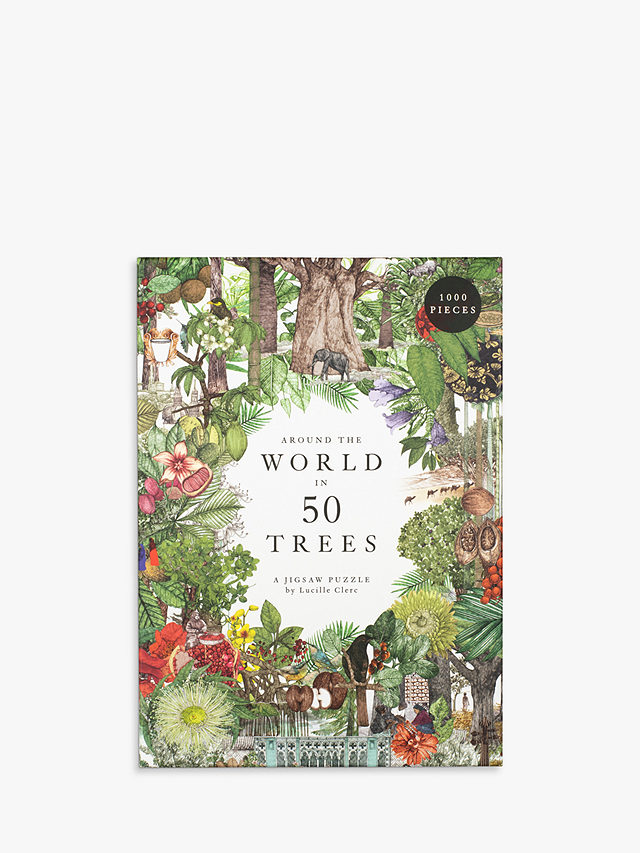 Laurence King Publishing Around The World in 50 Trees Jigsaw Puzzle, 1000 Pieces