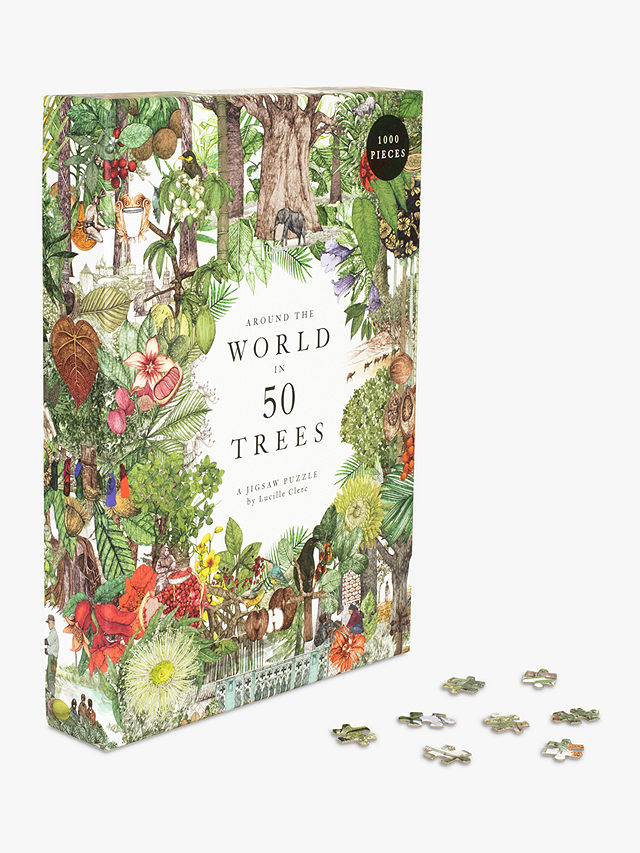 Laurence King Publishing Around The World in 50 Trees Jigsaw Puzzle, 1000 Pieces