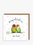 Louise Mulgrew Designs Love Birds Wedding Card