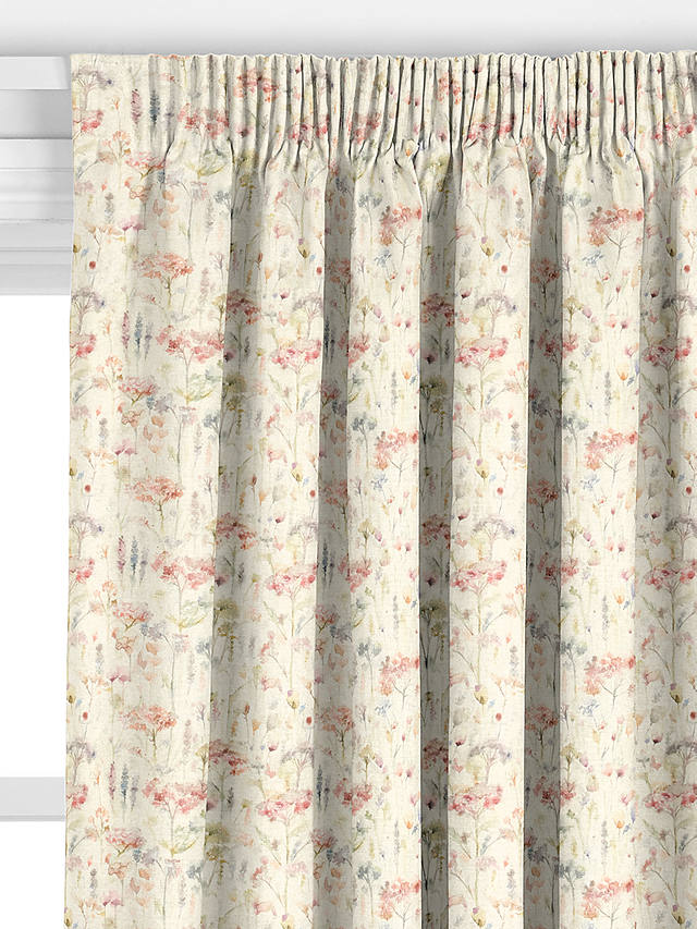 Voyage Hinton Poppy Made to Measure Curtains, Linen