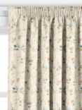 Voyage Botanicus Made to Measure Curtains or Roman Blind, Violet/Linen