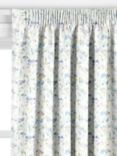 Voyage Hinton Poppy Made to Measure Curtains or Roman Blind, Violet/White