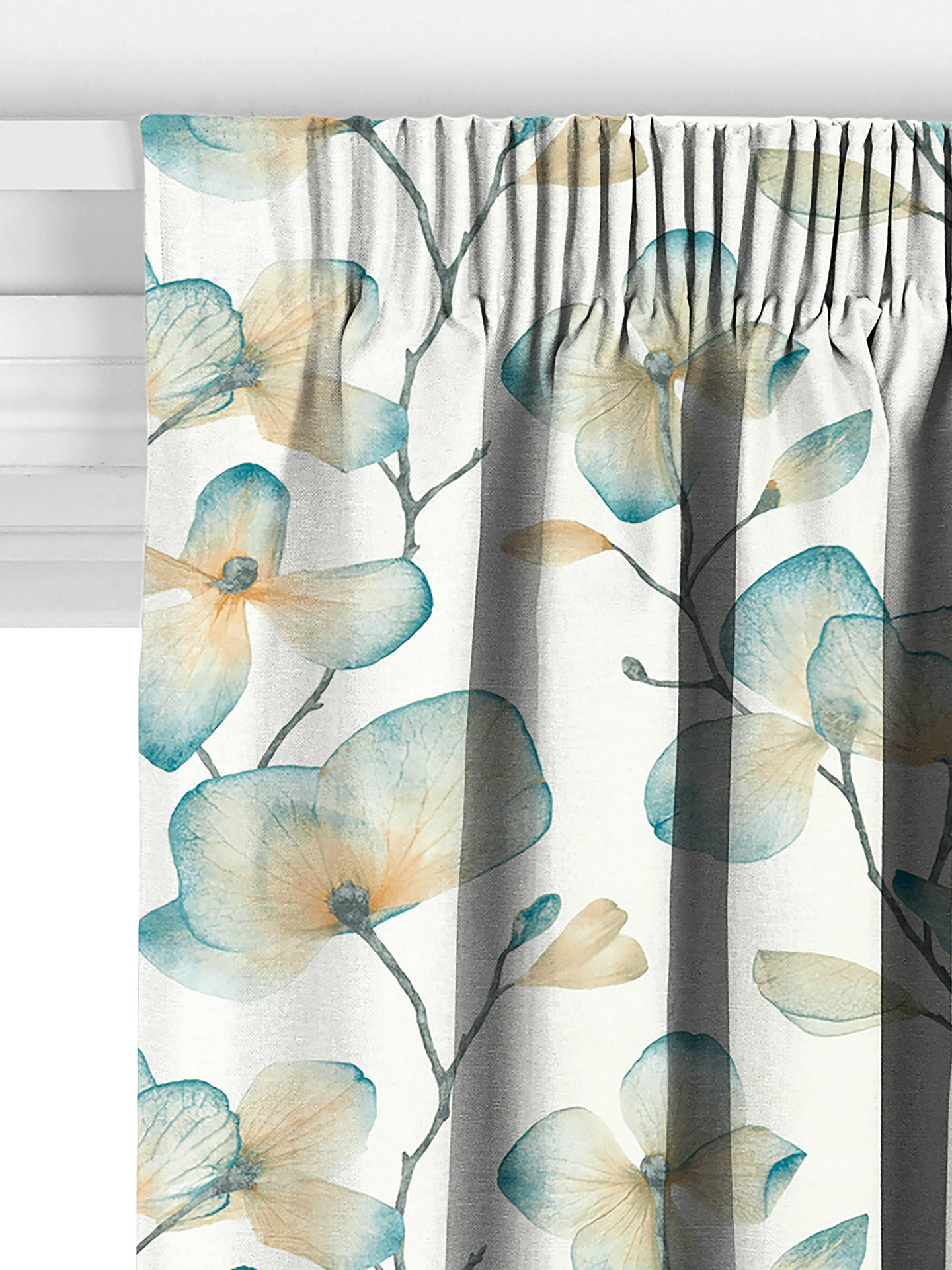 Harlequin Kienze Made to Measure Curtains, Teal/Rust