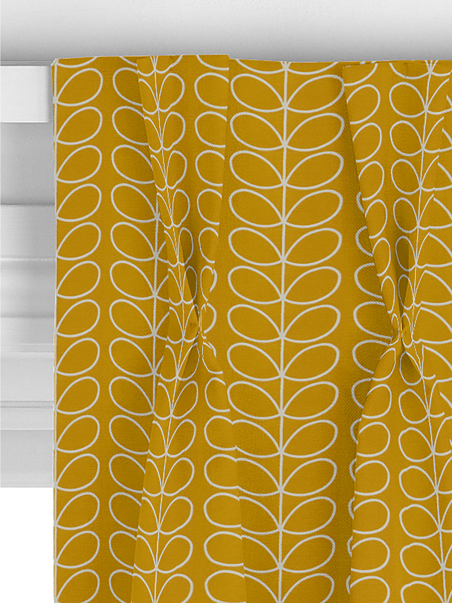 Orla Kiely Linear Stem Made to Measure Curtains, Dandelion