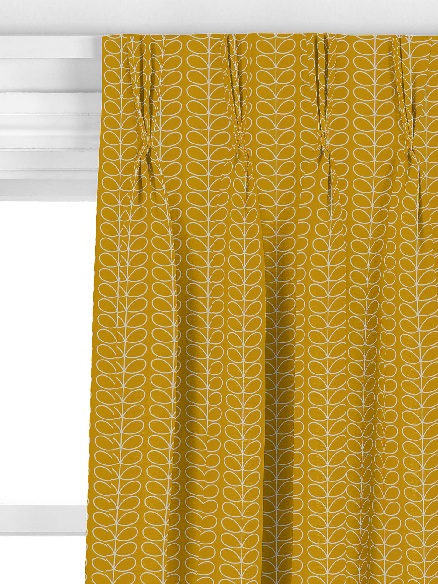 Orla Kiely Linear Stem Made to Measure Curtains, Dandelion