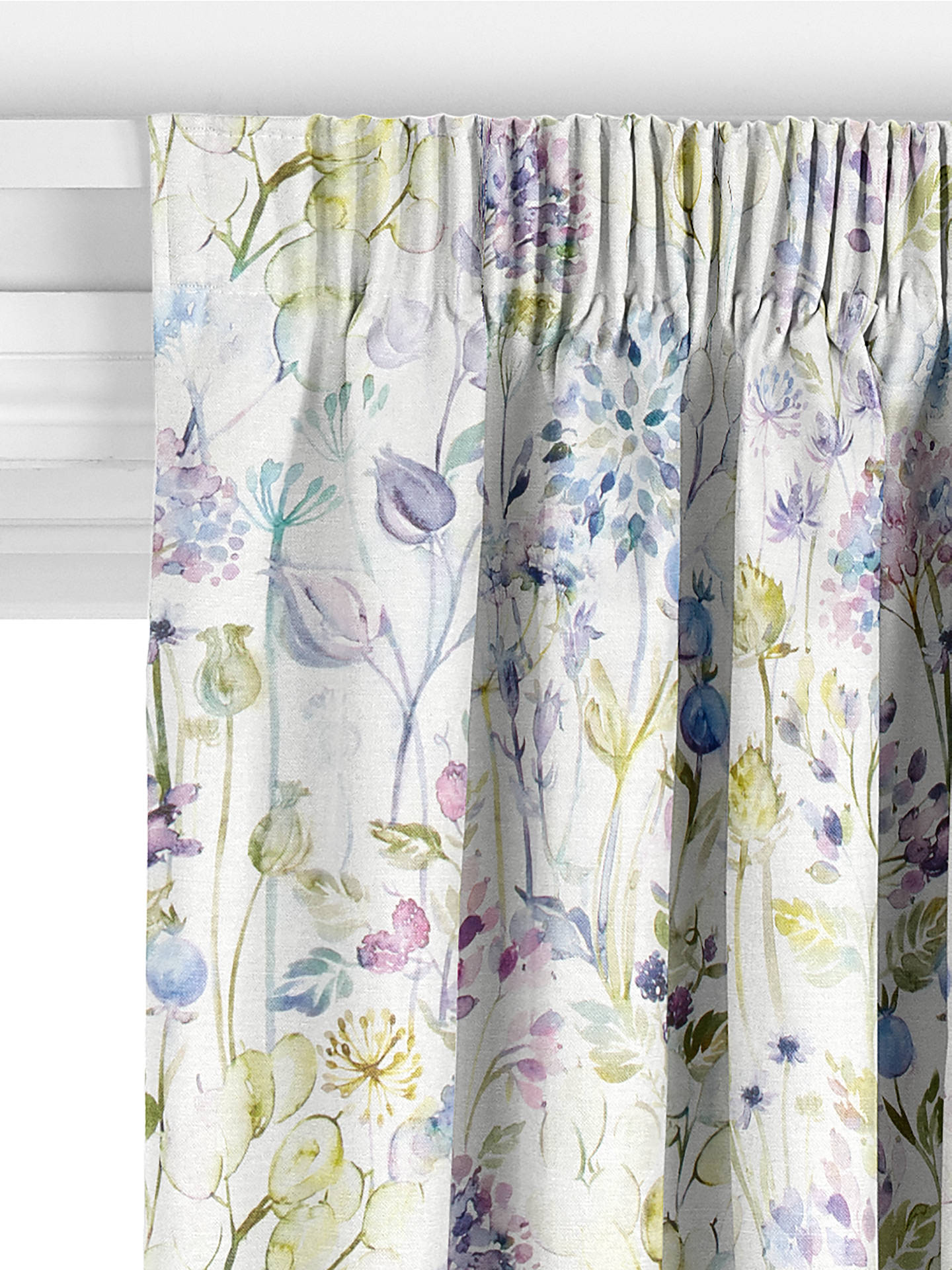 Voyage Country Hedgerow Made to Measure Curtains, Violet/Lilac Cream