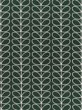 Orla Kiely Linear Stem Made to Measure Curtains or Roman Blind, Evergreen