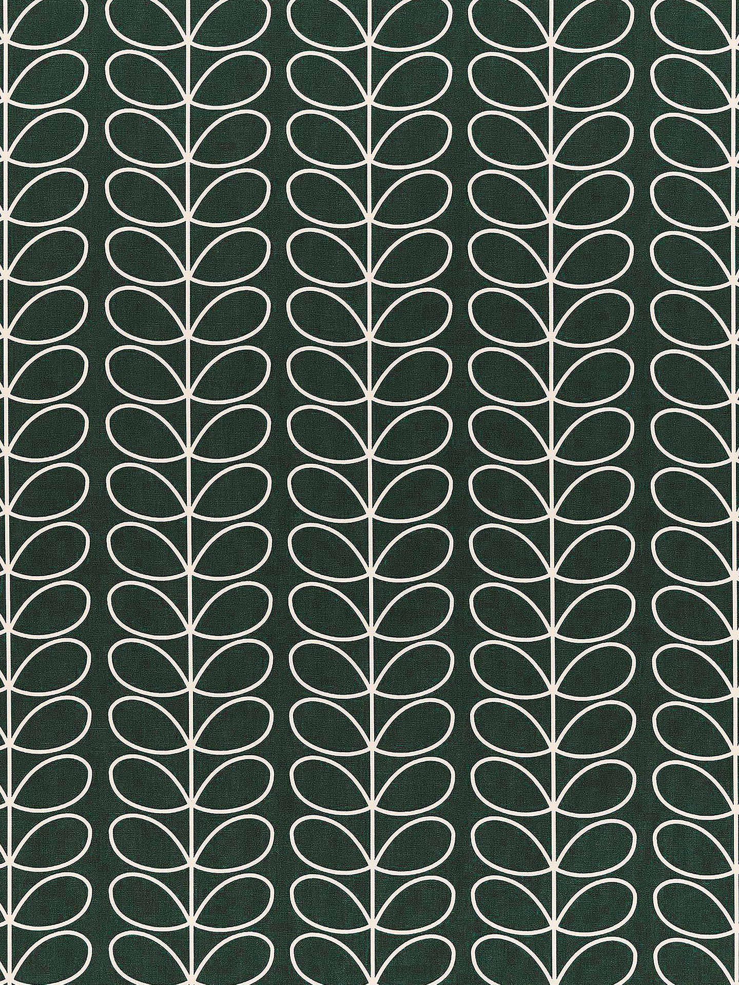 Orla Kiely Linear Stem Made to Measure Curtains, Evergreen