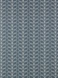 Orla Kiely Linear Stem Made to Measure Curtains or Roman Blind, Grey