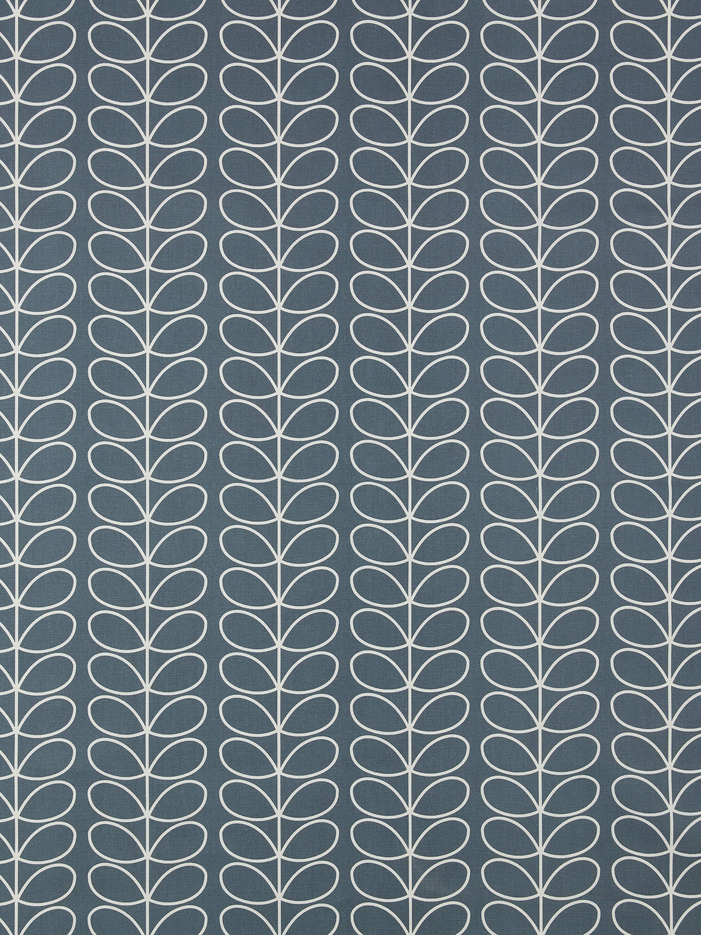 Orla Kiely Linear Stem Made to Measure Curtains, Grey