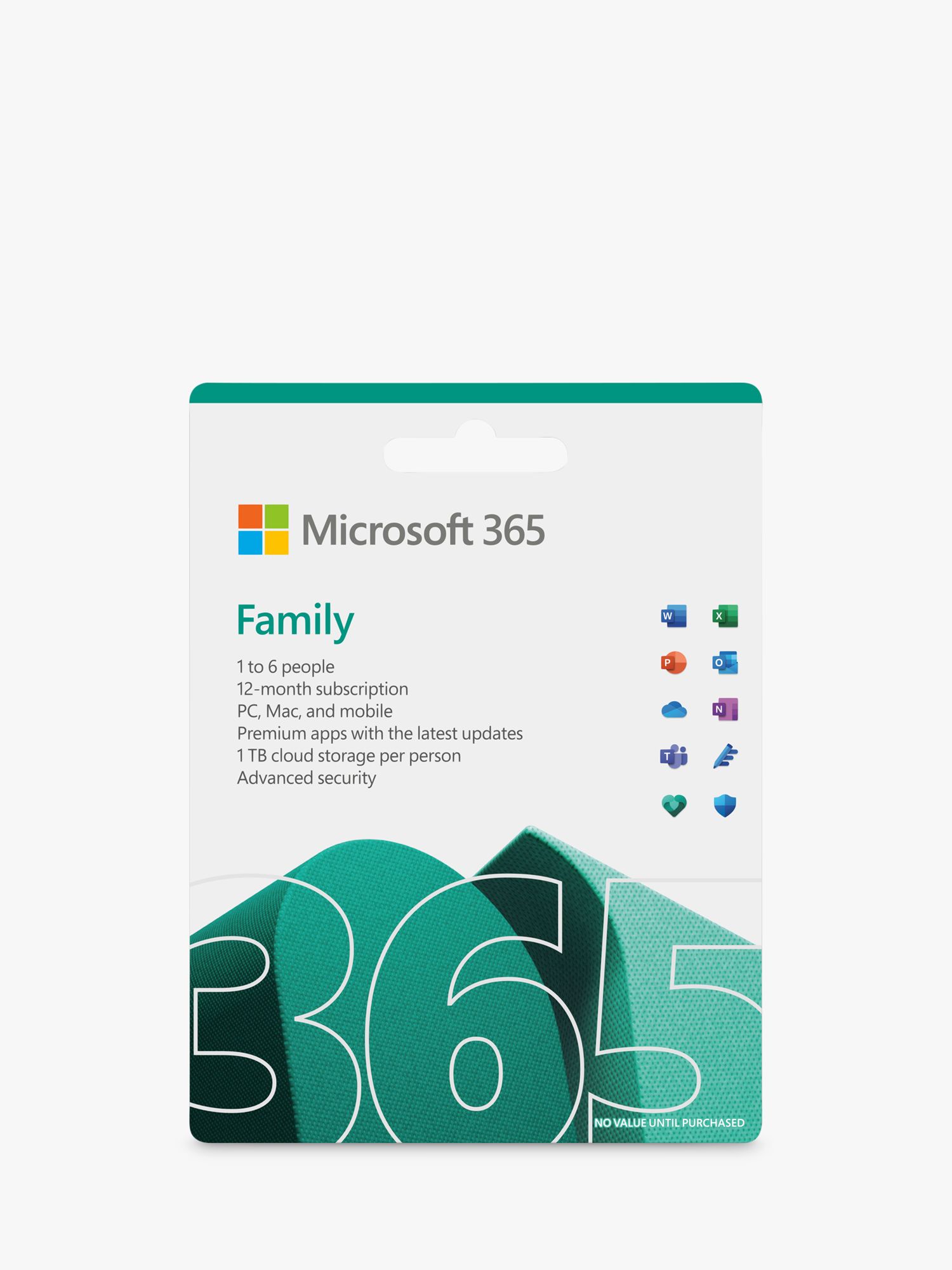 Microsoft 365 Family, Office Software for up to 6 people, PC/Mac ...