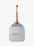 DeliVita Stainless Steel Pizza Peel with Olive Wood Handle