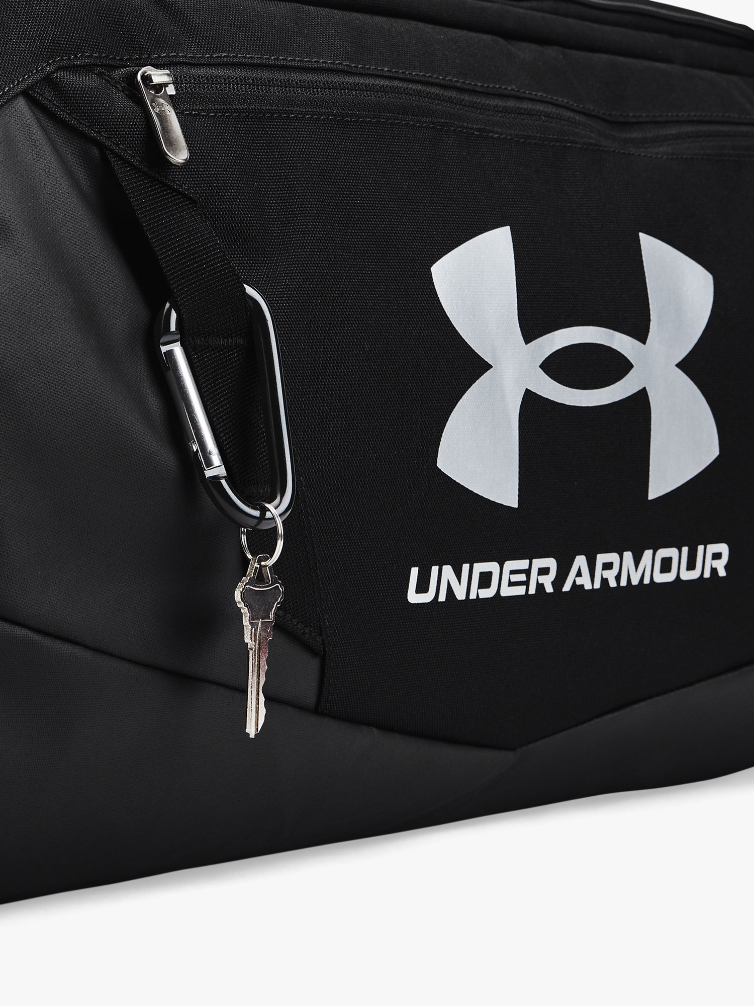 Under Armour Undeniable 5.0 Medium Duffel Bag, Black/Metallic Silver