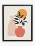 John Lewis ANYDAY Plants Framed Print, 51 x 41cm, Pink/Multi