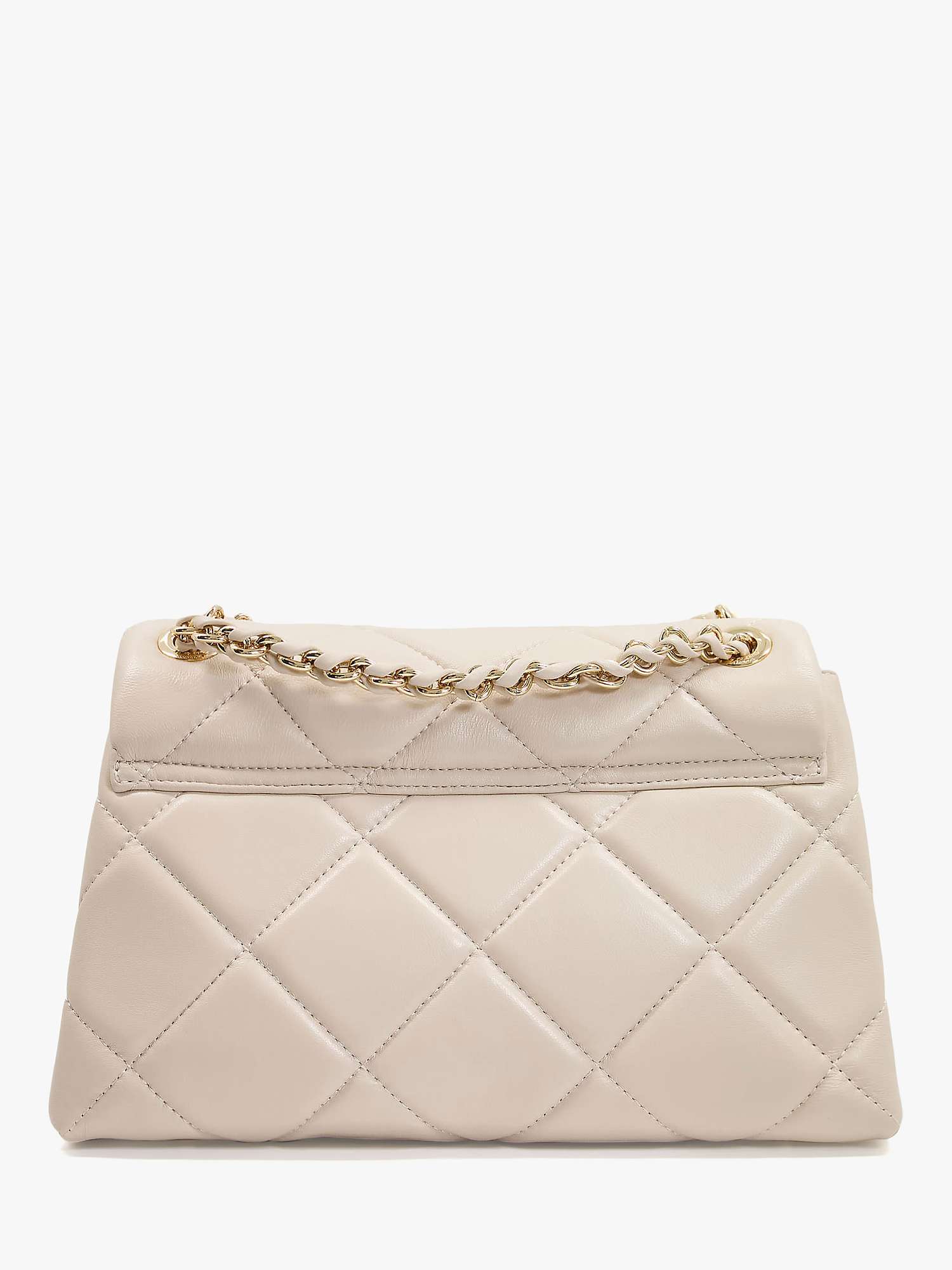 Seaside Fifty how Dune Duchess Large Quilted Leather Shoulder Bag, Cream at John Lewis &  Partners
