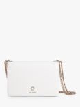 Ted Baker Jorjey Leather Chain Strap Cross Body Bag, Ivory