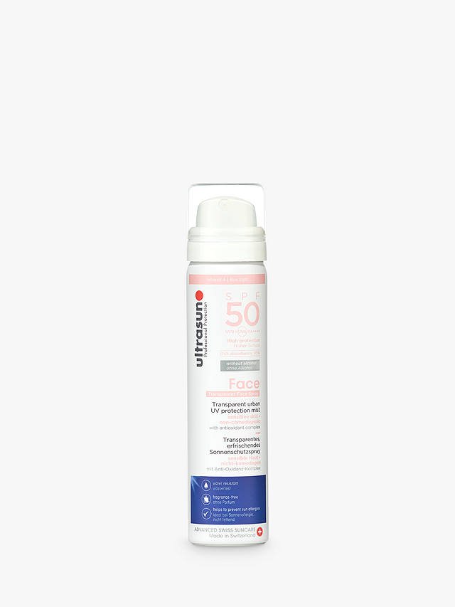 Ultrasun SPF 50 UV Face and Scalp Mist, 75ml 1