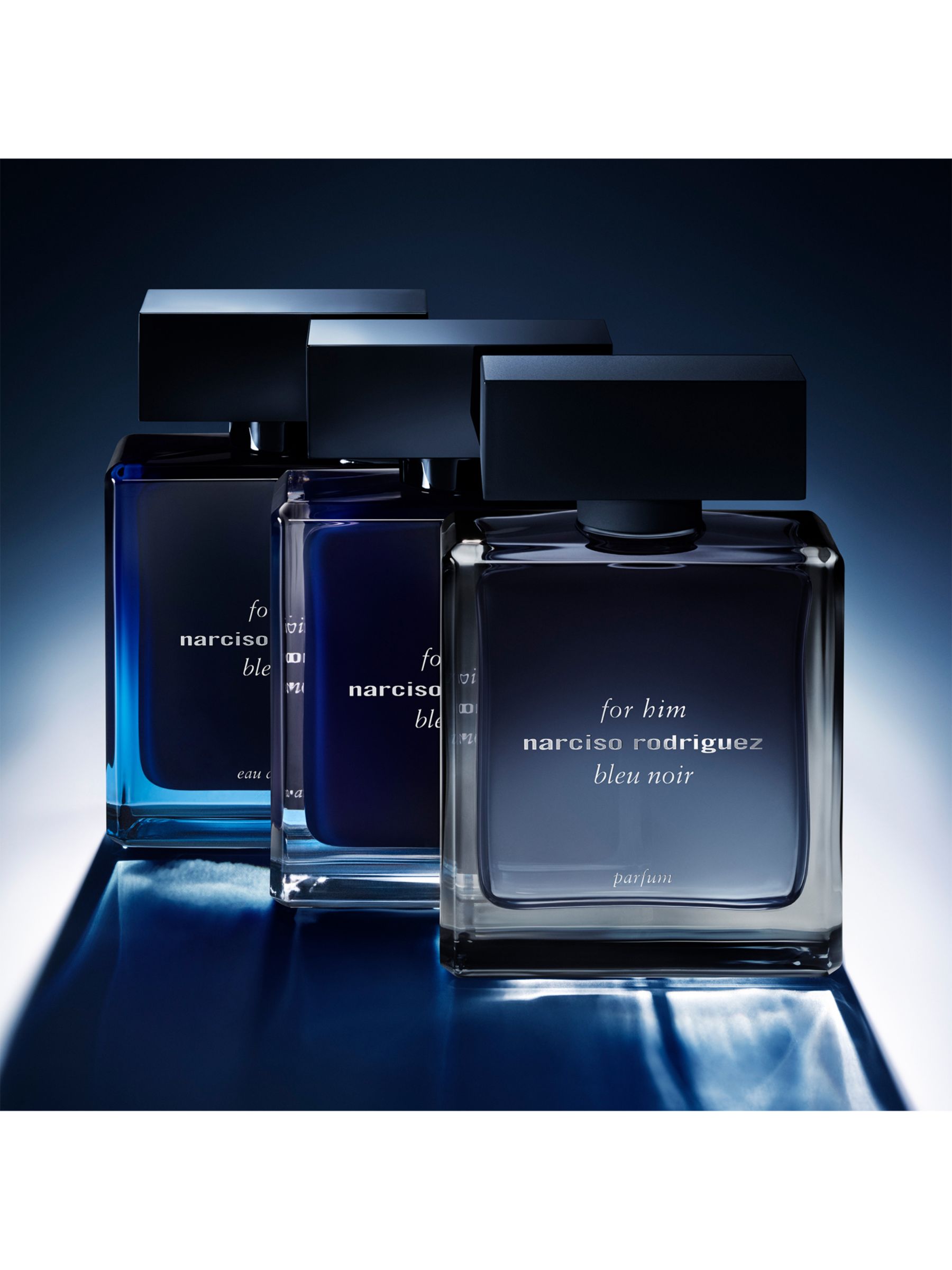 Narciso Rodriguez For Him Bleu Noir Parfum, 50ml at John Lewis