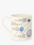 McLaggan Smith Picturemaps Solar System Bone China Mug, 350ml, White/Multi