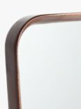 John Lewis Mid Century Freestanding Full-Length Wood Cheval Mirror, 165 x 45cm, Walnut