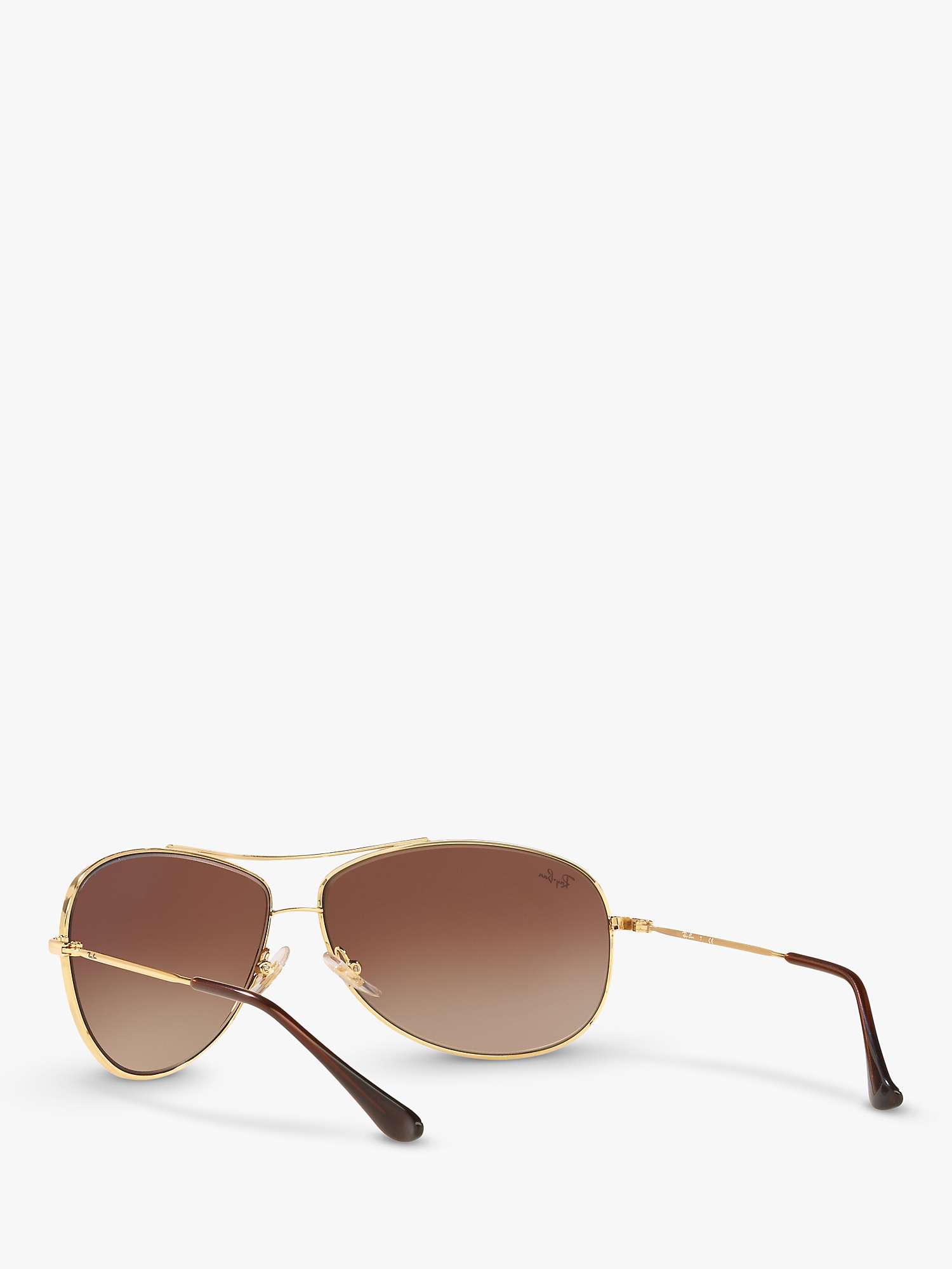Buy Ray-Ban RB3293 Men's Aviator Sunglasses, Gold/Brown Gradient Online at johnlewis.com