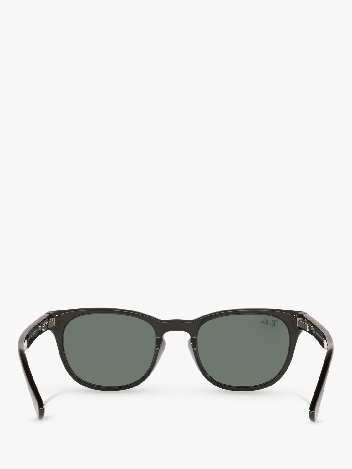 Ray-Ban RB4140 Women's Square Sunglasses, Black/Grey