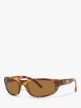 Ray-Ban RB4033 Men's Polarised Rectangular Sunglasses