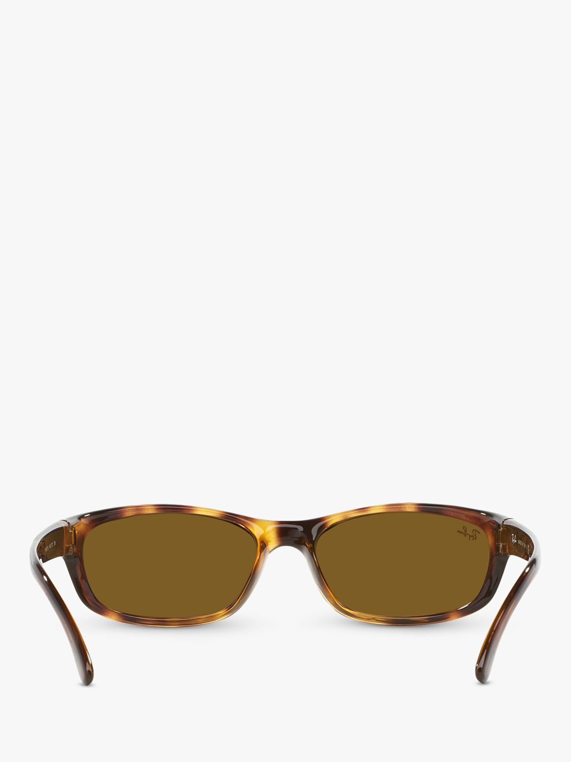 Ray Ban Rb4115 Mens Rectangular Sunglassess Havanabrown At John Lewis And Partners 