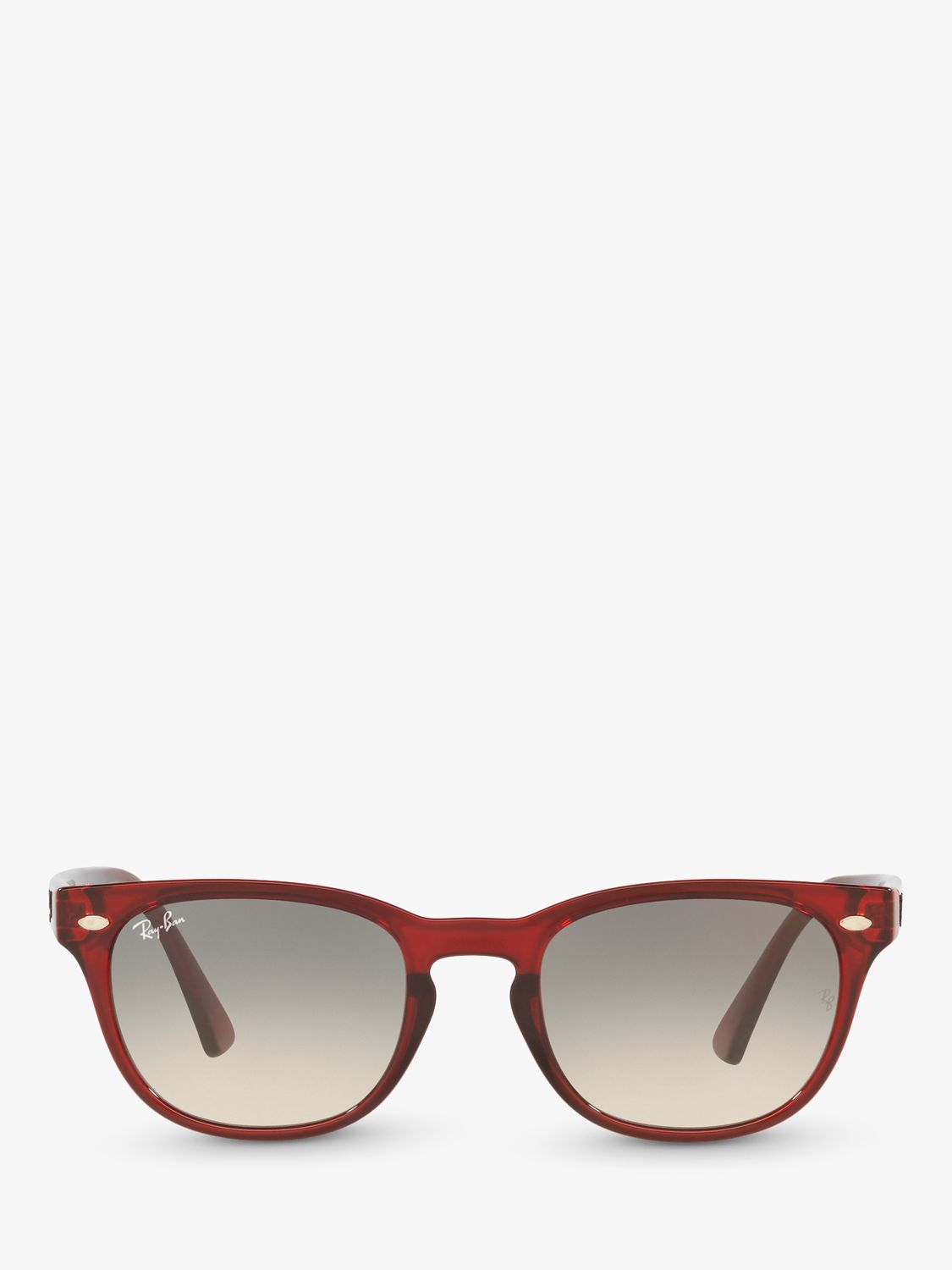 Ray-Ban RB4140 Women's Square Sunglasses, Rubin/Grey Gradient