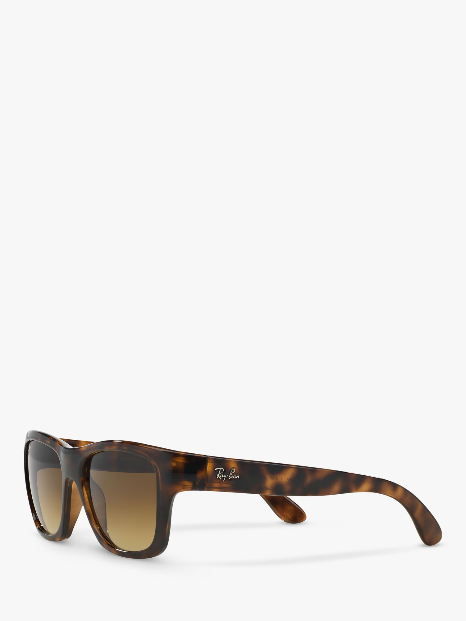 Ray-Ban RB4194 Unisex Square Sunglasses, Havana/Brown Gradient