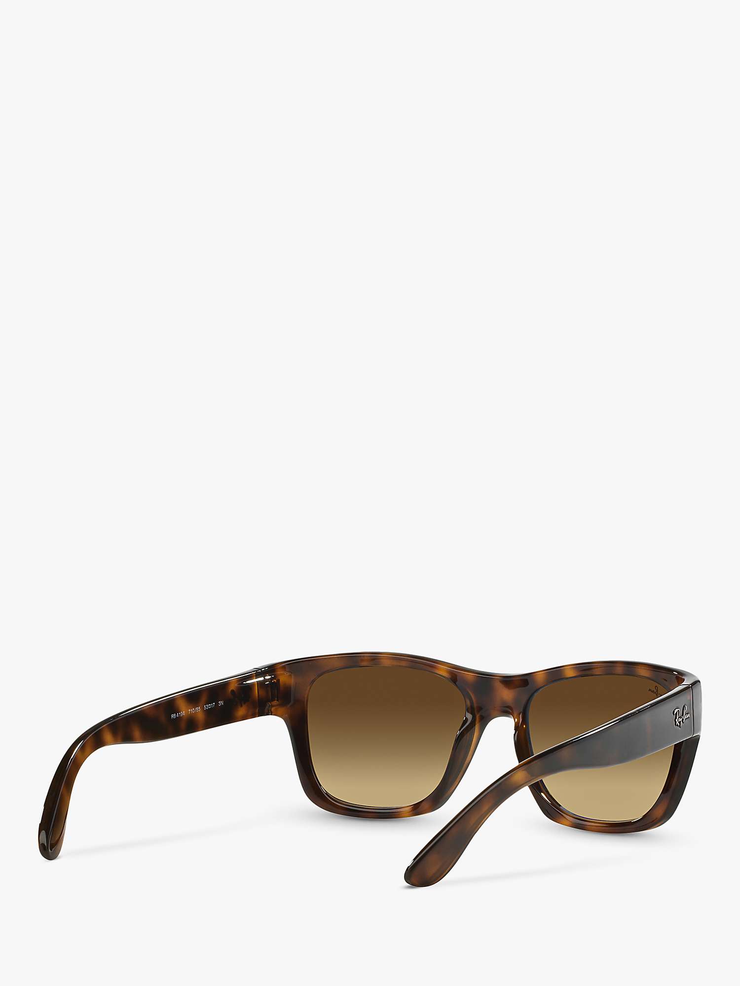 Buy Ray-Ban RB4194 Unisex Square Sunglasses, Havana/Brown Online at johnlewis.com