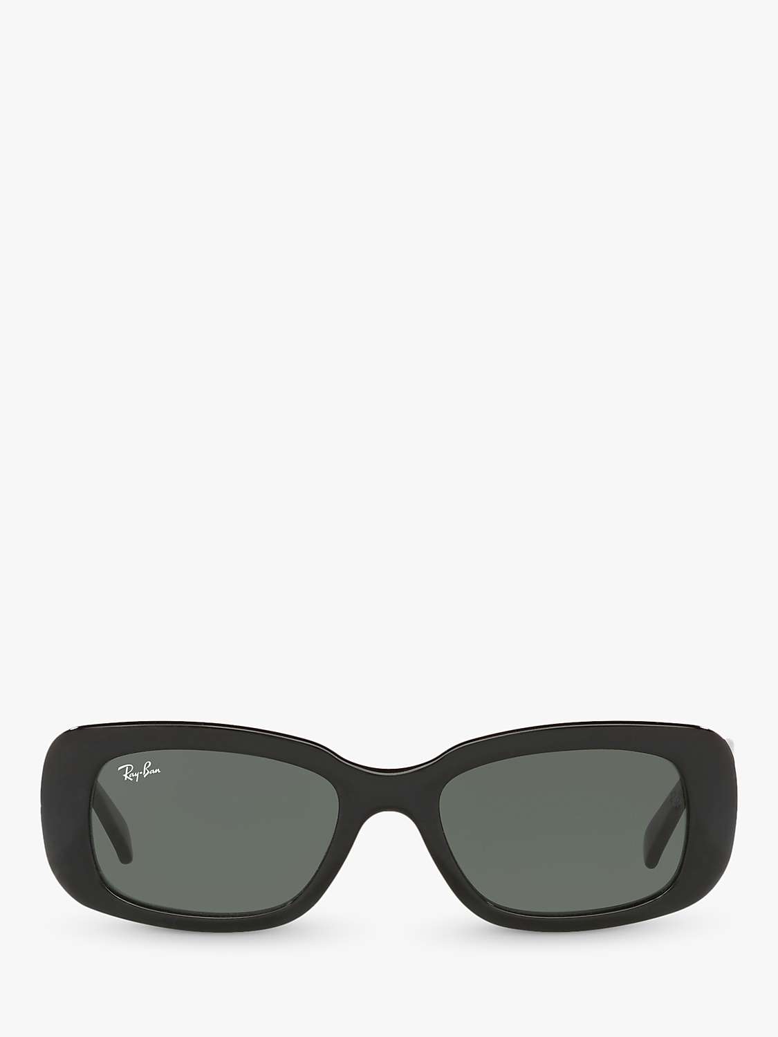 Buy Ray-Ban RB4122 Women's Rectangular Sunglasses, Black/Grey Online at johnlewis.com